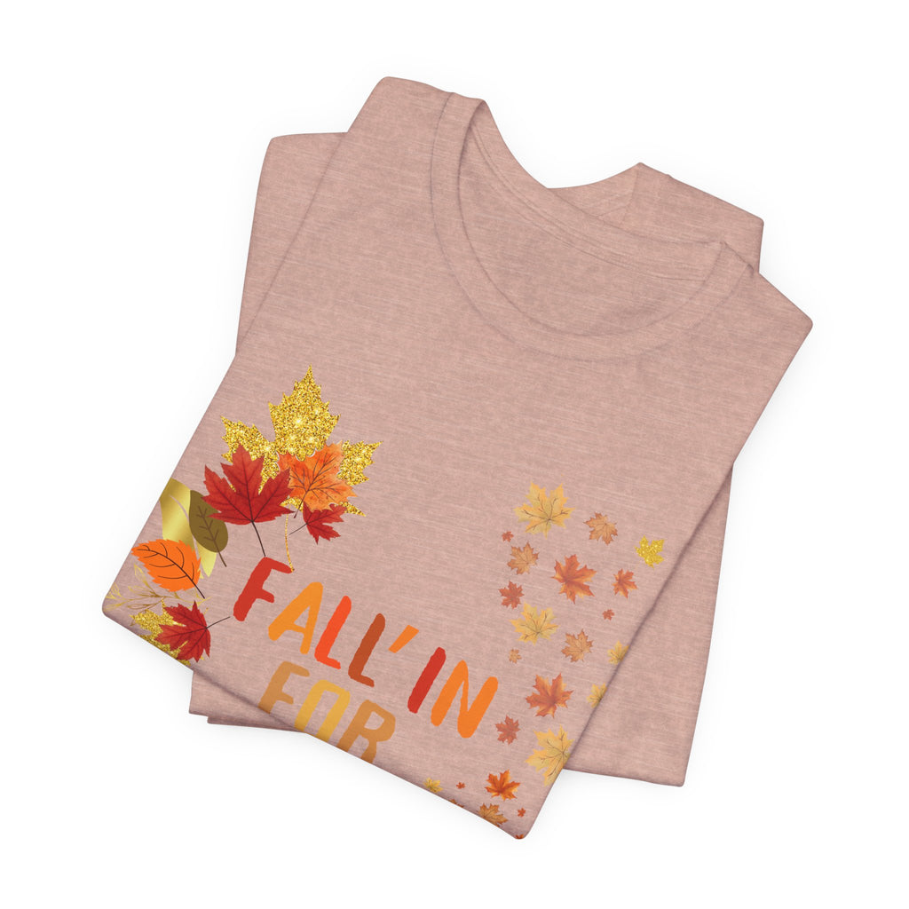 Christian Fall Tee, Fall Christian Shirt, Autumn Jesus Tshirt, Thanksgiving Religious Top, Unisex Jersey Short Sleeve Tee