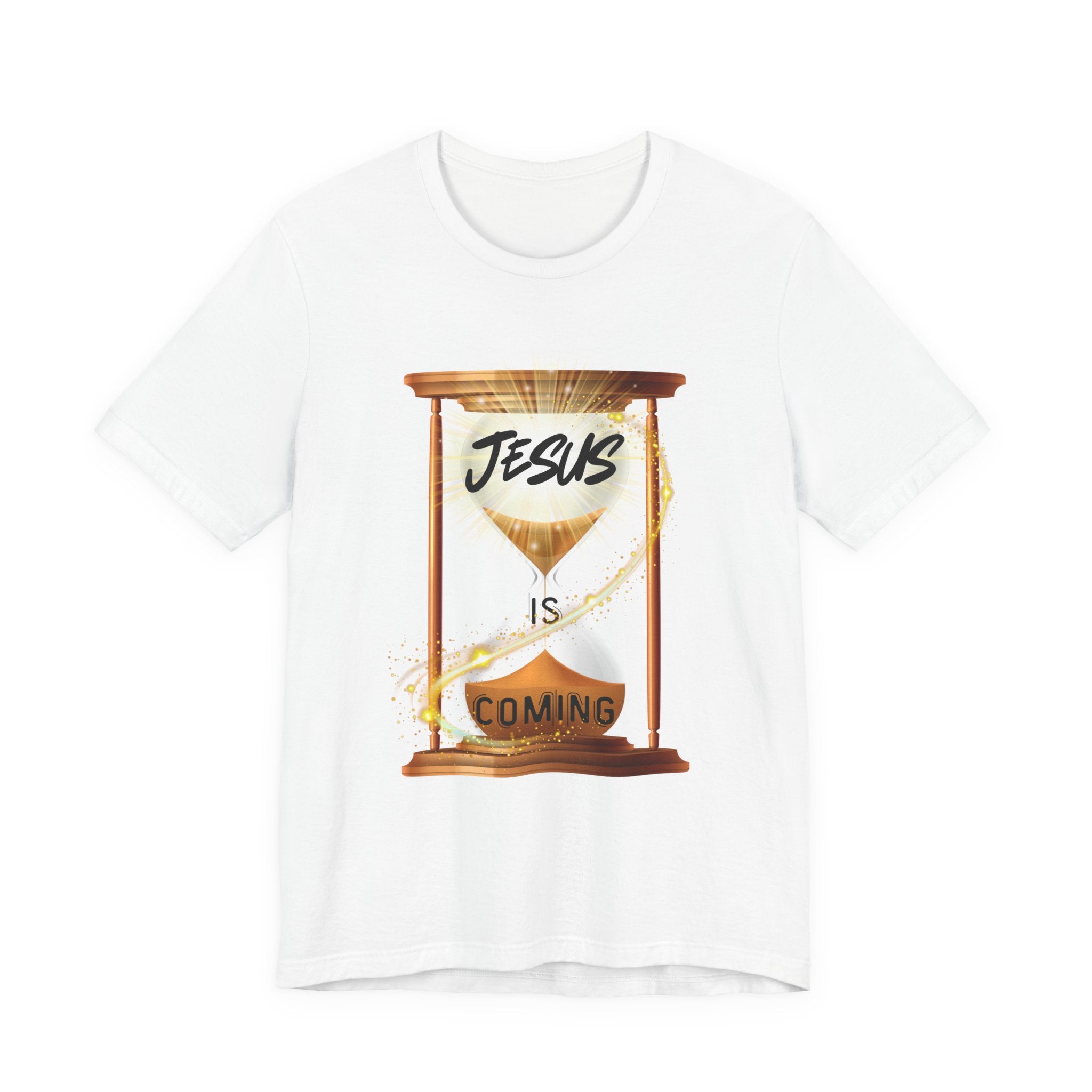 Jesus is Coming Unisex Tee, Faith T-Shirt, Christian Apparel, Religious Gift, Inspirational Shirt, Religious Tee, Seasonal Gifts,