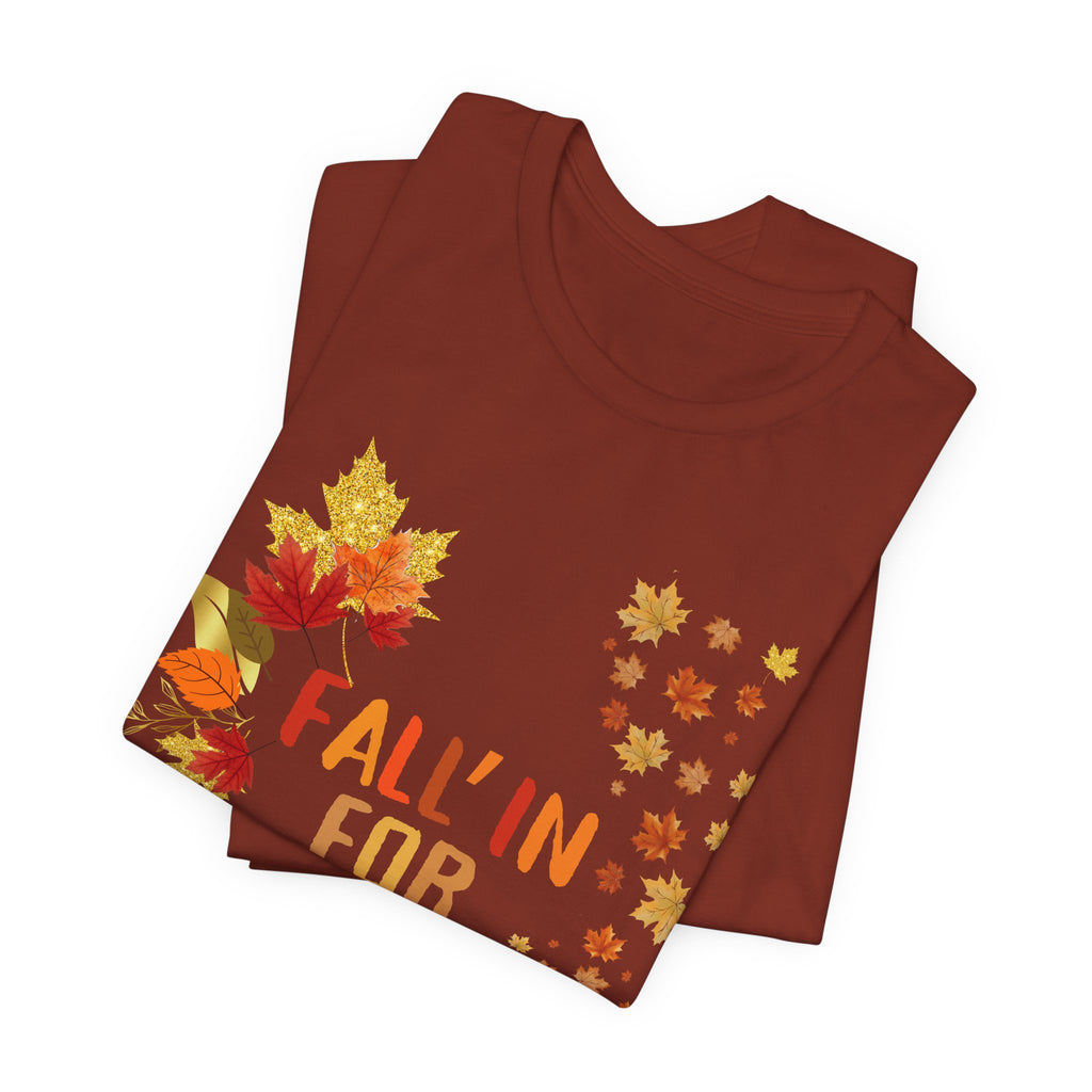 Christian Fall Tee, Fall Christian Shirt, Autumn Jesus Tshirt, Thanksgiving Religious Top, Unisex Jersey Short Sleeve Tee