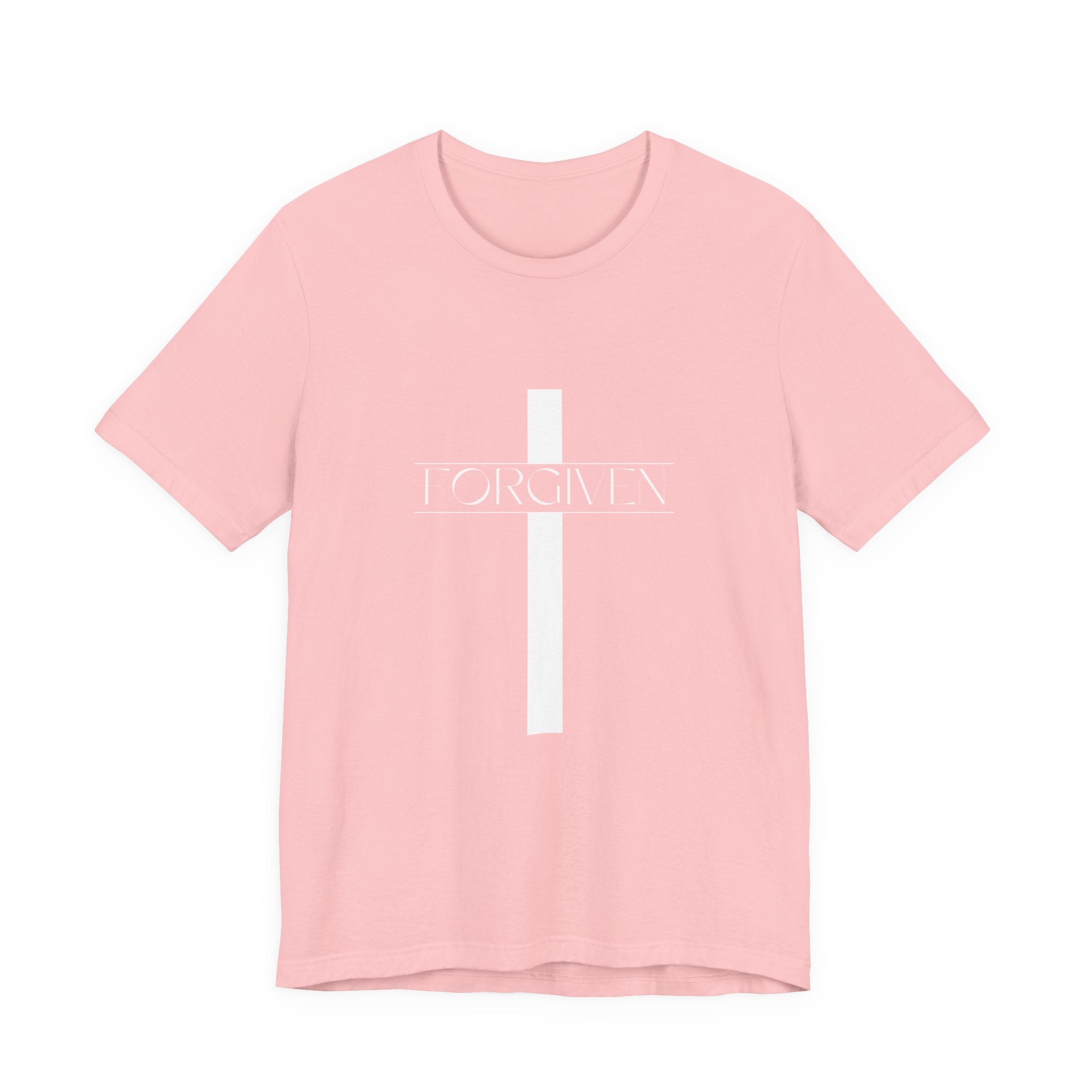 FORGIVEN T-Shirt, Unisex Tee Shirt, Religious Graphic Top, Christian Apparel, Faith-Based Gift Idea, Christian Tee, Gifts for her,