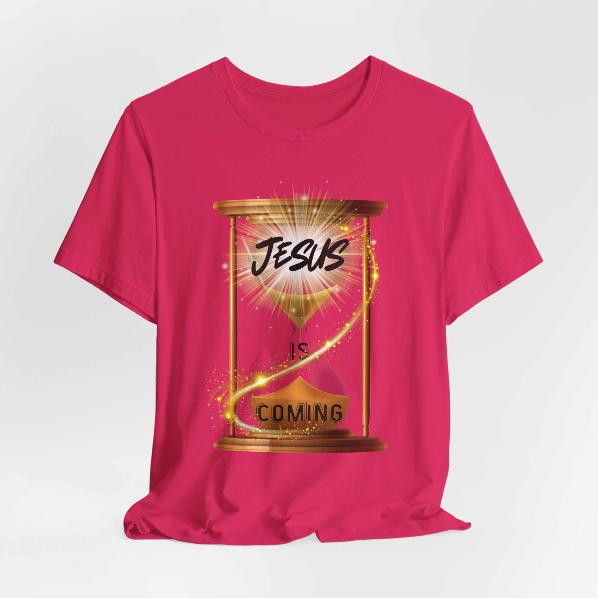 Jesus is Coming Unisex Tee, Faith T-Shirt, Christian Apparel, Religious Gift, Inspirational Shirt, Religious Tee, Seasonal Gifts,