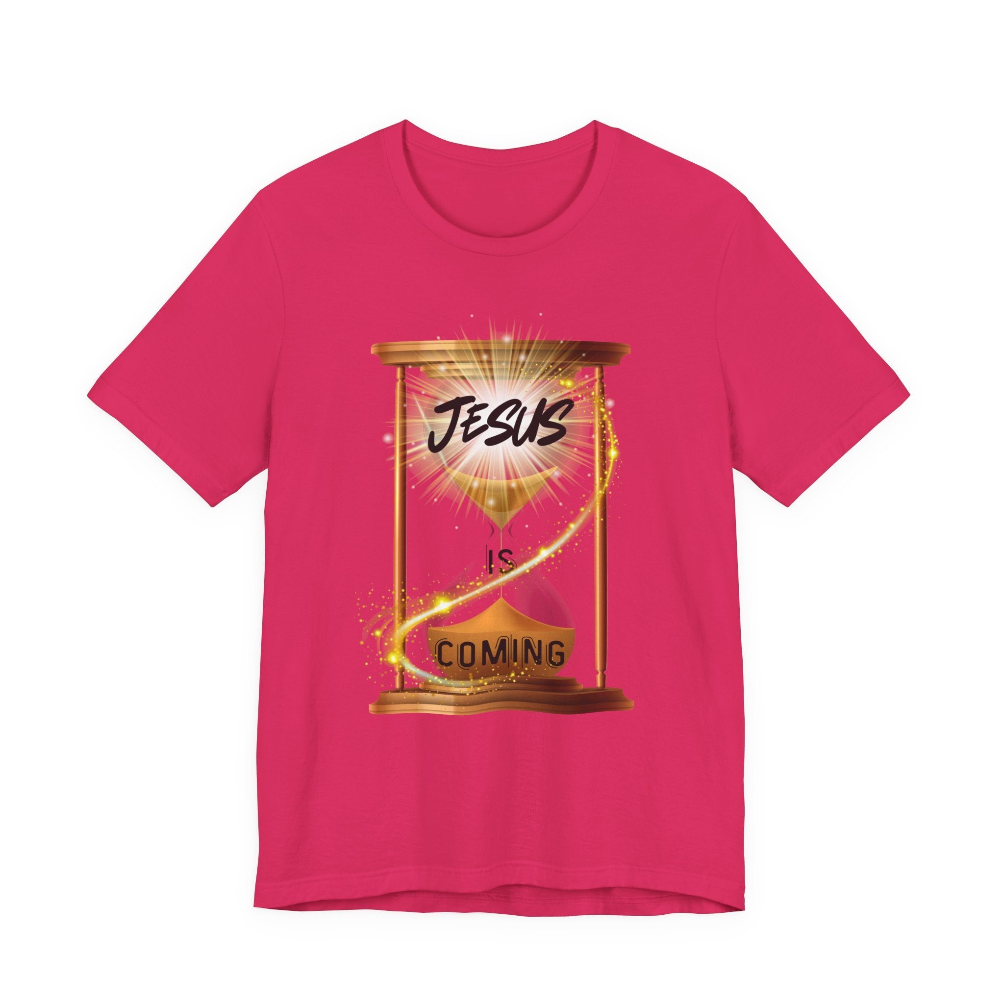 Jesus is Coming Unisex Tee, Faith T-Shirt, Christian Apparel, Religious Gift, Inspirational Shirt, Religious Tee, Seasonal Gifts,