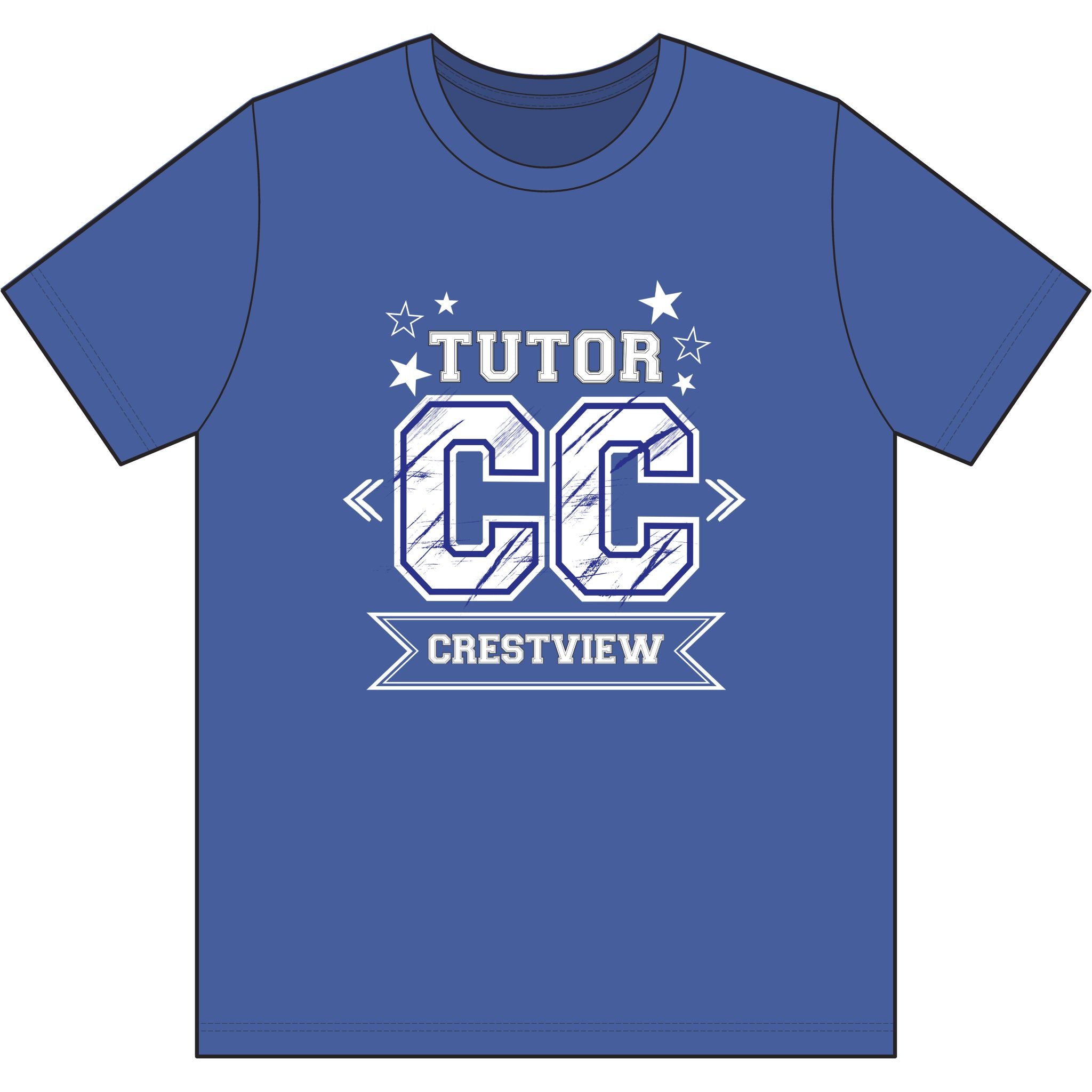 Tutor CC Crestview Short Sleeve Tee — School Team Tutor Shirt