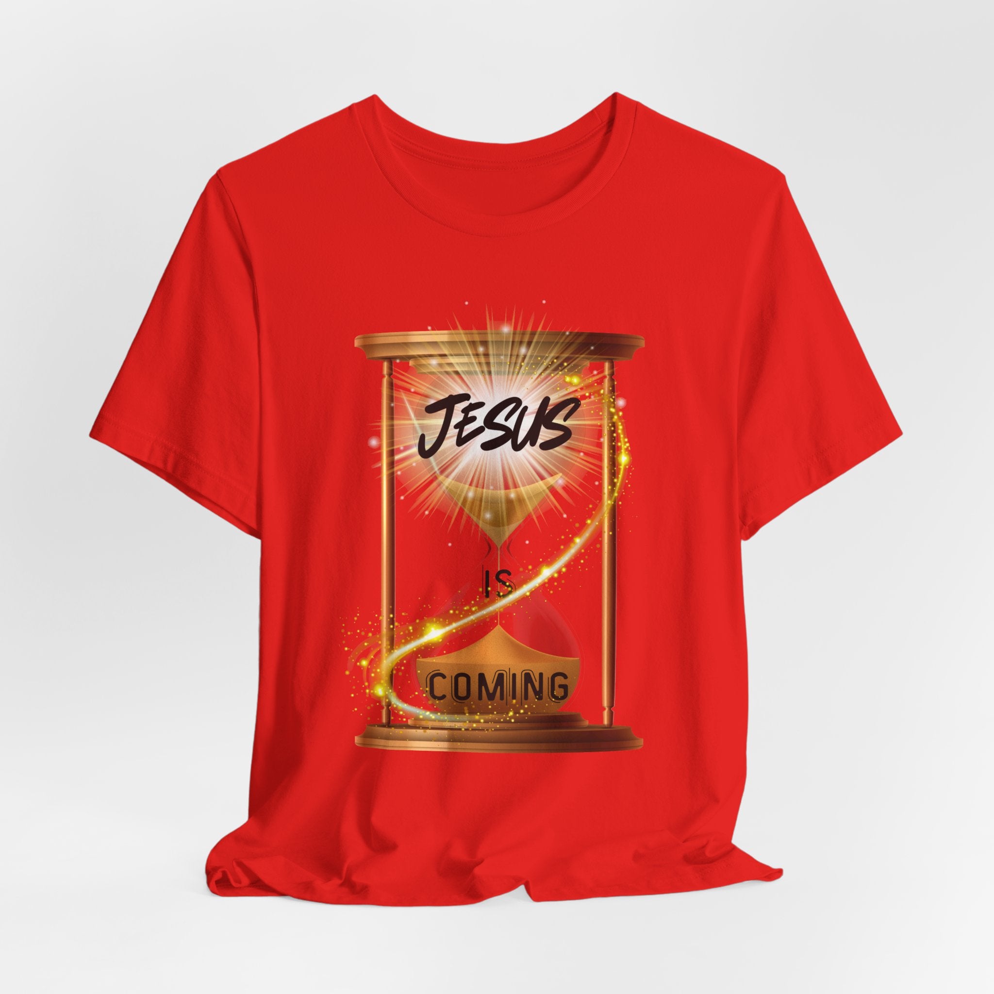 Jesus is Coming Unisex Tee, Faith T-Shirt, Christian Apparel, Religious Gift, Inspirational Shirt, Religious Tee, Seasonal Gifts,