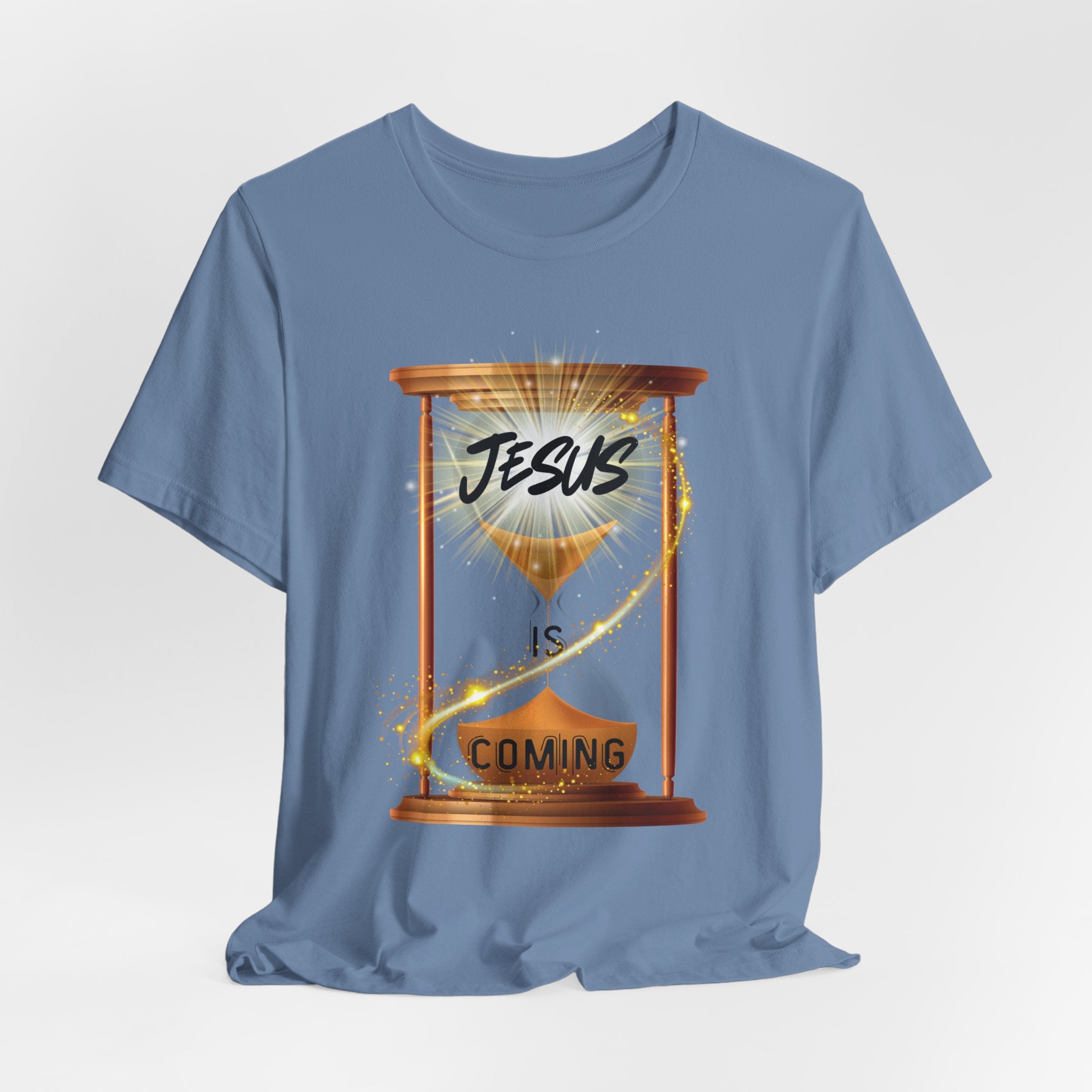 Jesus is Coming Unisex Tee, Faith T-Shirt, Christian Apparel, Religious Gift, Inspirational Shirt, Religious Tee, Seasonal Gifts,