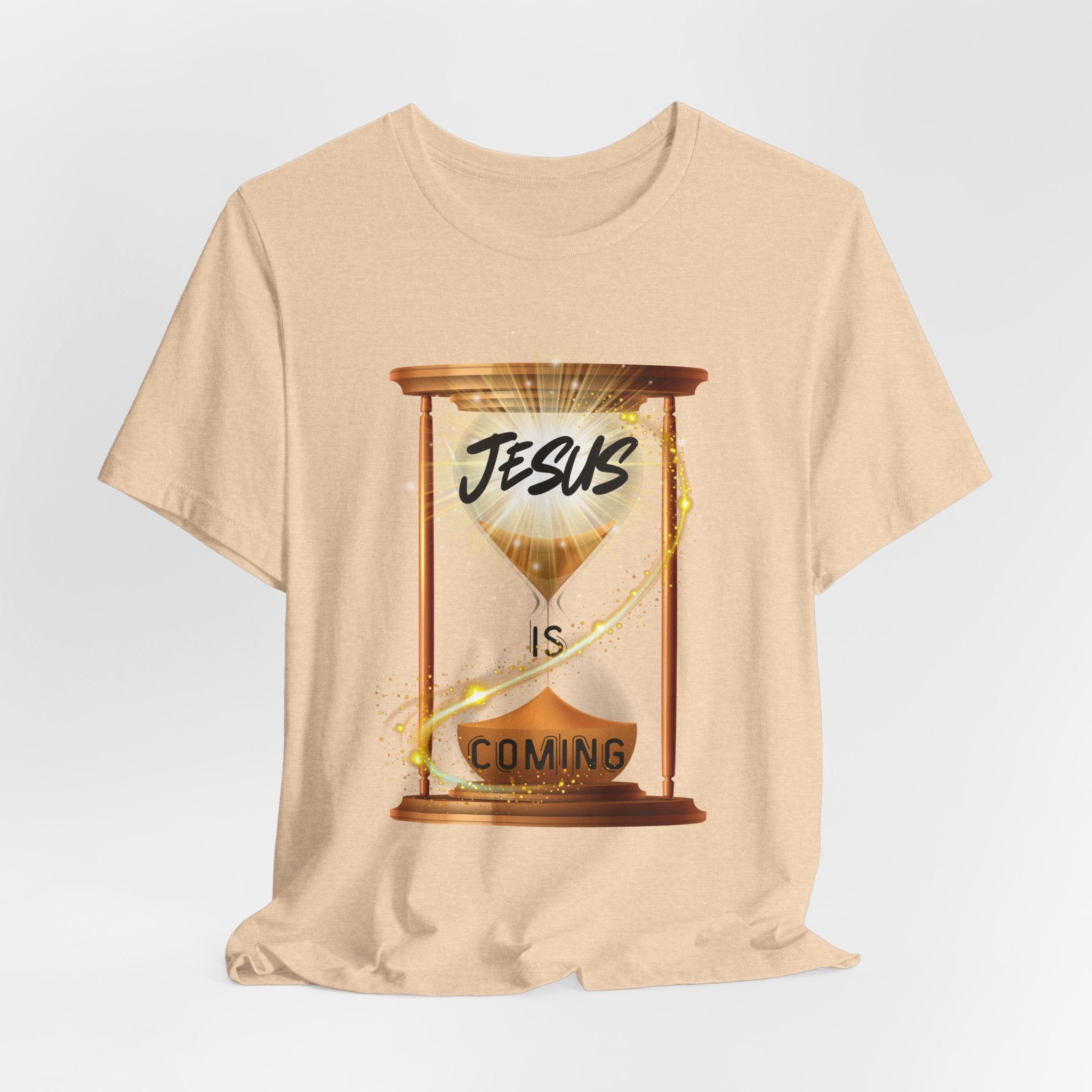 Jesus is Coming Unisex Tee, Faith T-Shirt, Christian Apparel, Religious Gift, Inspirational Shirt, Religious Tee, Seasonal Gifts,