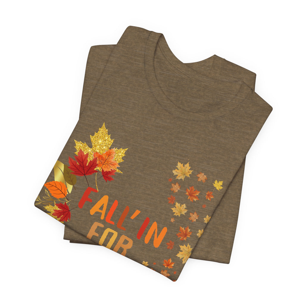 Christian Fall Tee, Fall Christian Shirt, Autumn Jesus Tshirt, Thanksgiving Religious Top, Unisex Jersey Short Sleeve Tee