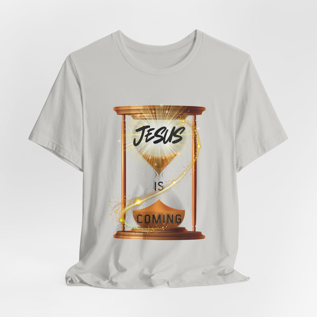 Jesus is Coming Unisex Tee, Faith T-Shirt, Christian Apparel, Religious Gift, Inspirational Shirt, Religious Tee, Seasonal Gifts,